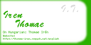 iren thomae business card